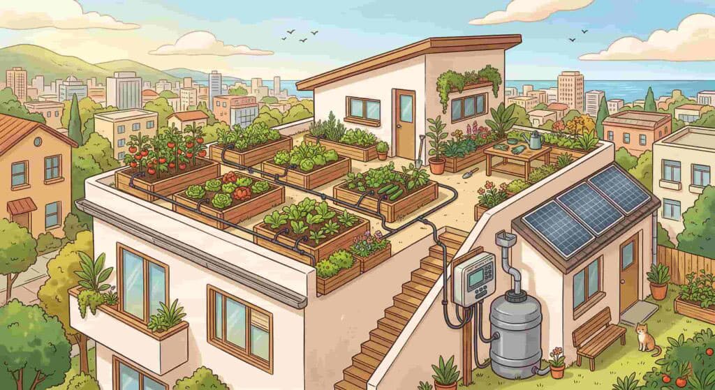 옥상-텃밭-자동-급수-시스템-구축