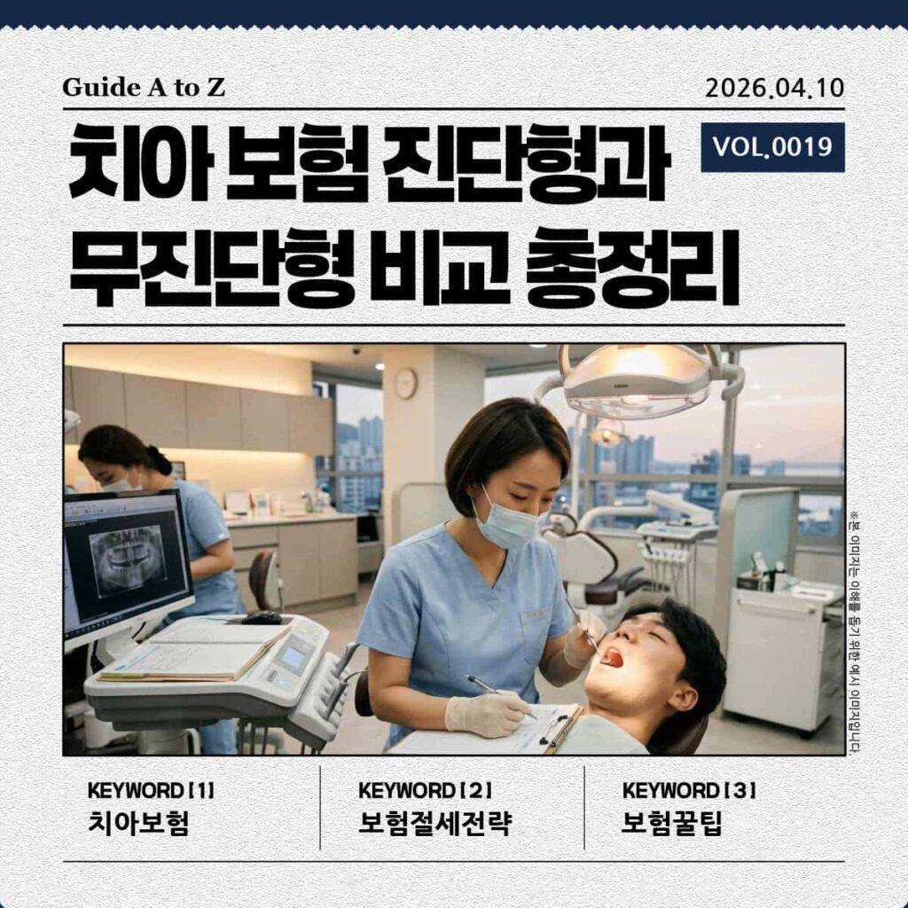 진단형 치아 보험 가입을 위한 치과 검진 과정